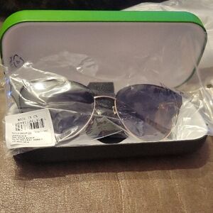 Kate Spade Black and Gold Sunglasses